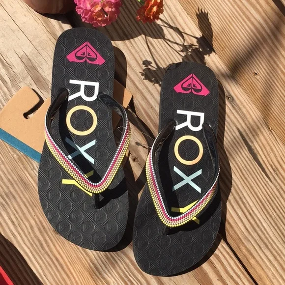 NEW 💕💙Roxy Cute 🥰 Flip Flop💕💙 - Picture 2 of 5